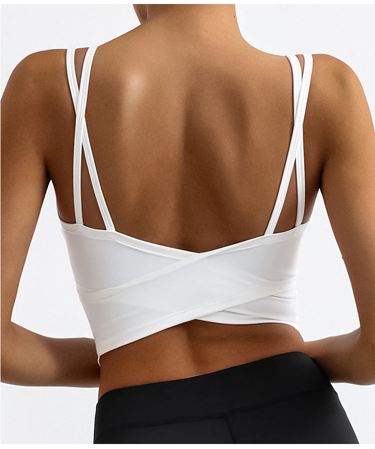 Yoga-Tanktop mit Doppelträgern, schnelltrocknend