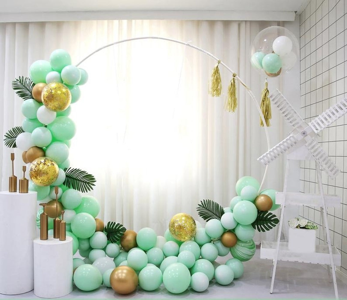 Ballongirlande in Mintgrün, Ballonbogen-Set – Ansicht 5