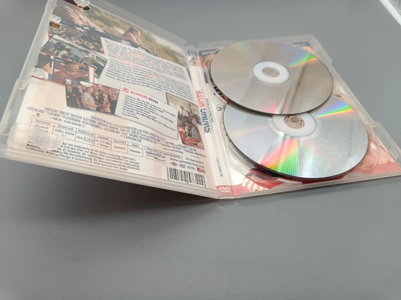 Swing Vote DVD, Unterseiten beider Discs in der geöffneten Hülle