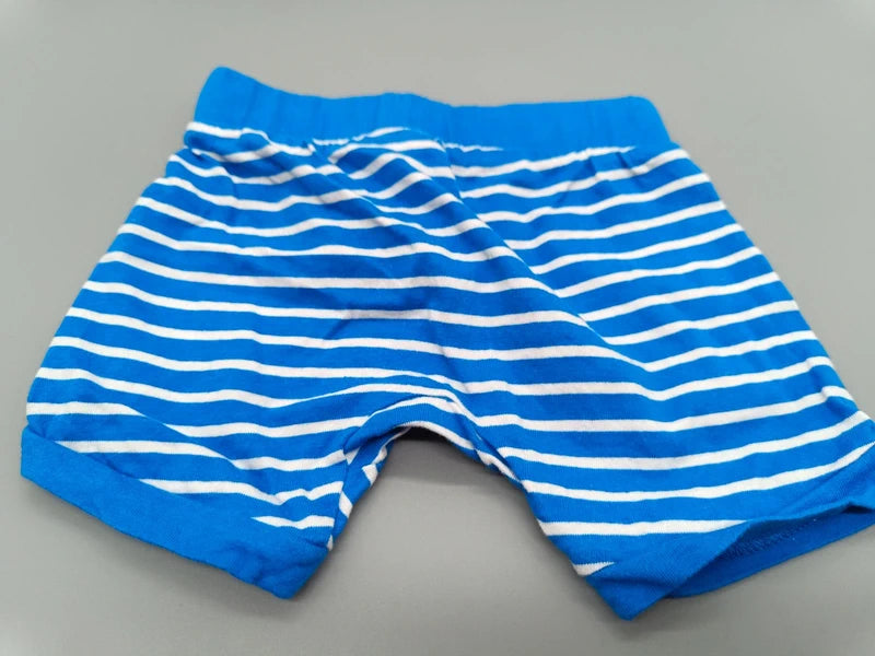 Pocopiano Kurze Hose gestreift Rückseite