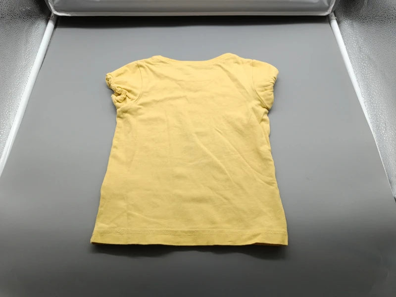 Rückseite des gelben Blue Seven Kinder-T-Shirts