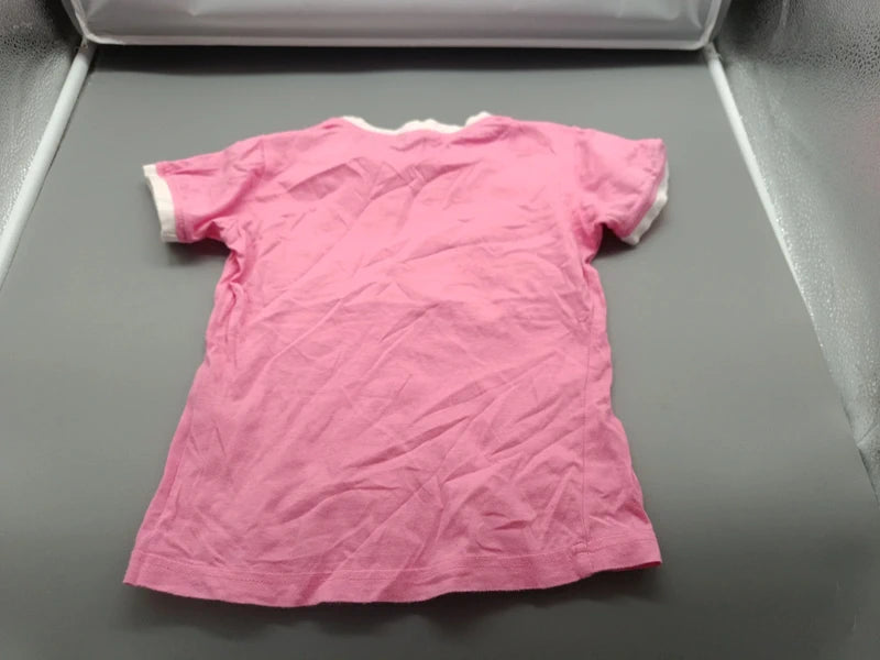 Rückseite des pinken Disney T-Shirts Größe 116