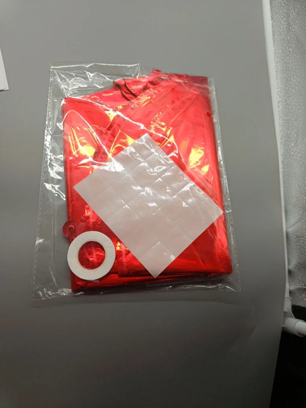 Rotes Ballonset I LOVE YOU, unaufgeblasen in transparenter Verpackung mit Zubehör