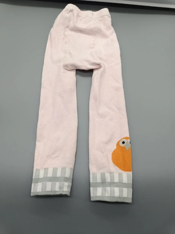 Hellrosa Babyhose mit Eulenmotiv, Rückseite