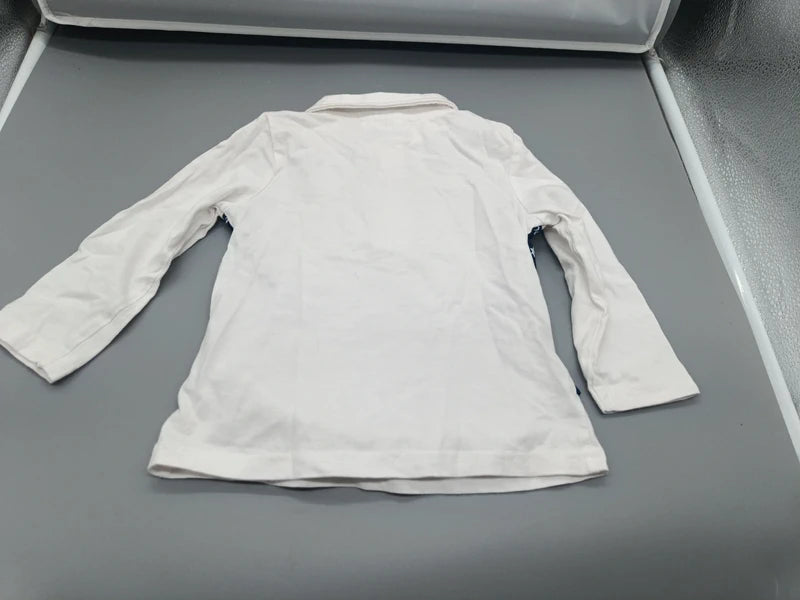 Baby Weihnachts-Shirt Rückseite Weiß
