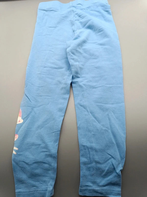 Rückseite der hellblauen DopoDopo Kinder-Leggings