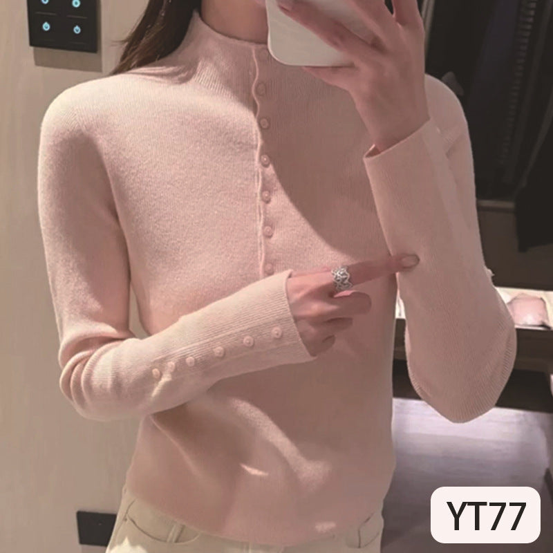 Feinstrick Pullover Figurbetont Damen