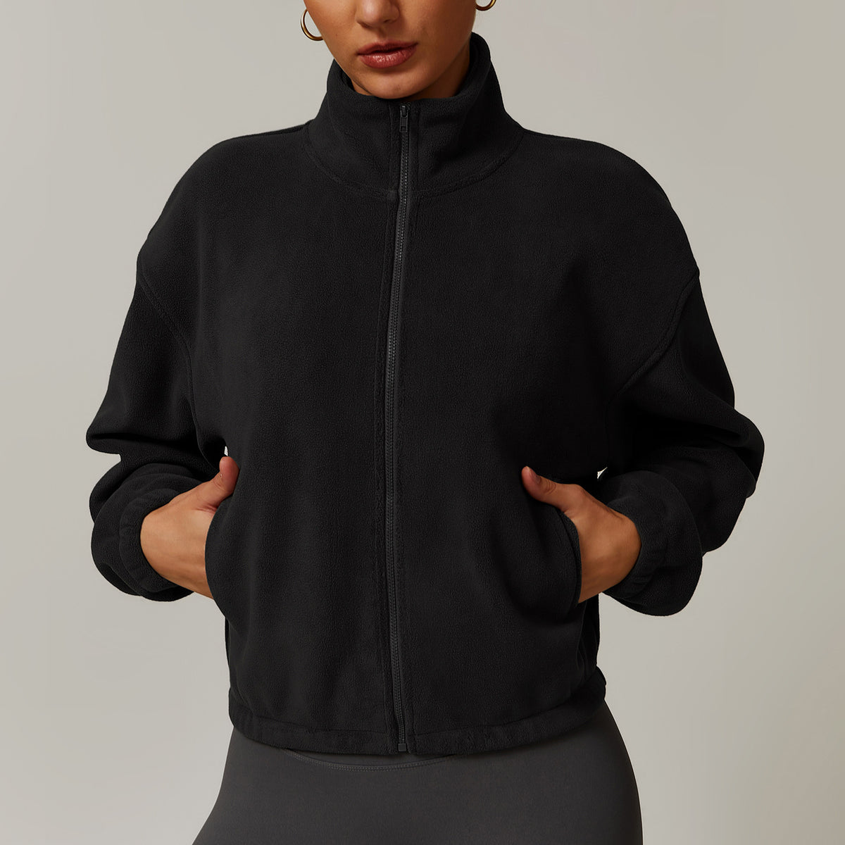 Damen-Teddyjacke in Lammfelloptik – Bild 6