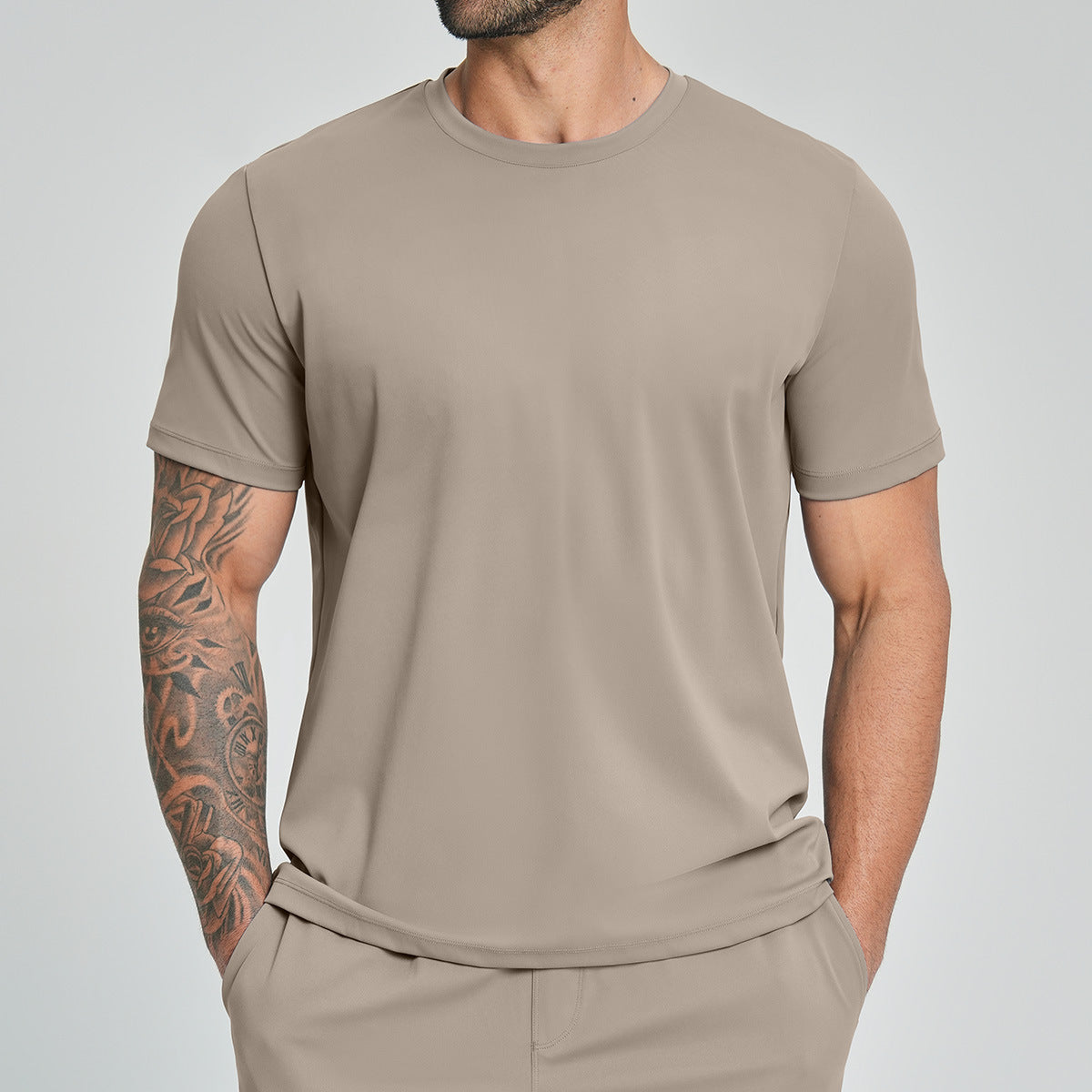 Fitness-T-Shirt Rundhals