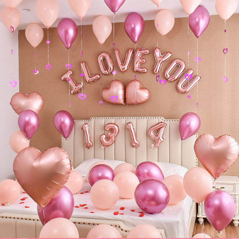 Romantische Folienballons fürs Schlafzimmer, 16 Zoll – Ansicht 5