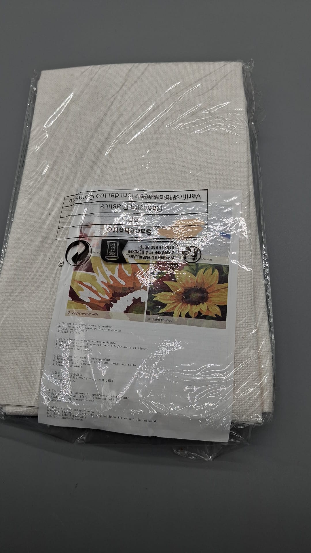 Rückseite der Verpackung des Malen-nach-Zahlen-Sets DZ6075