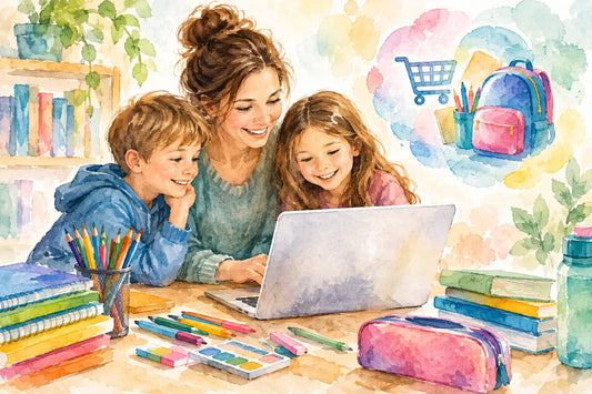 Schulbedarf günstig online kaufen: So sparen Familien
