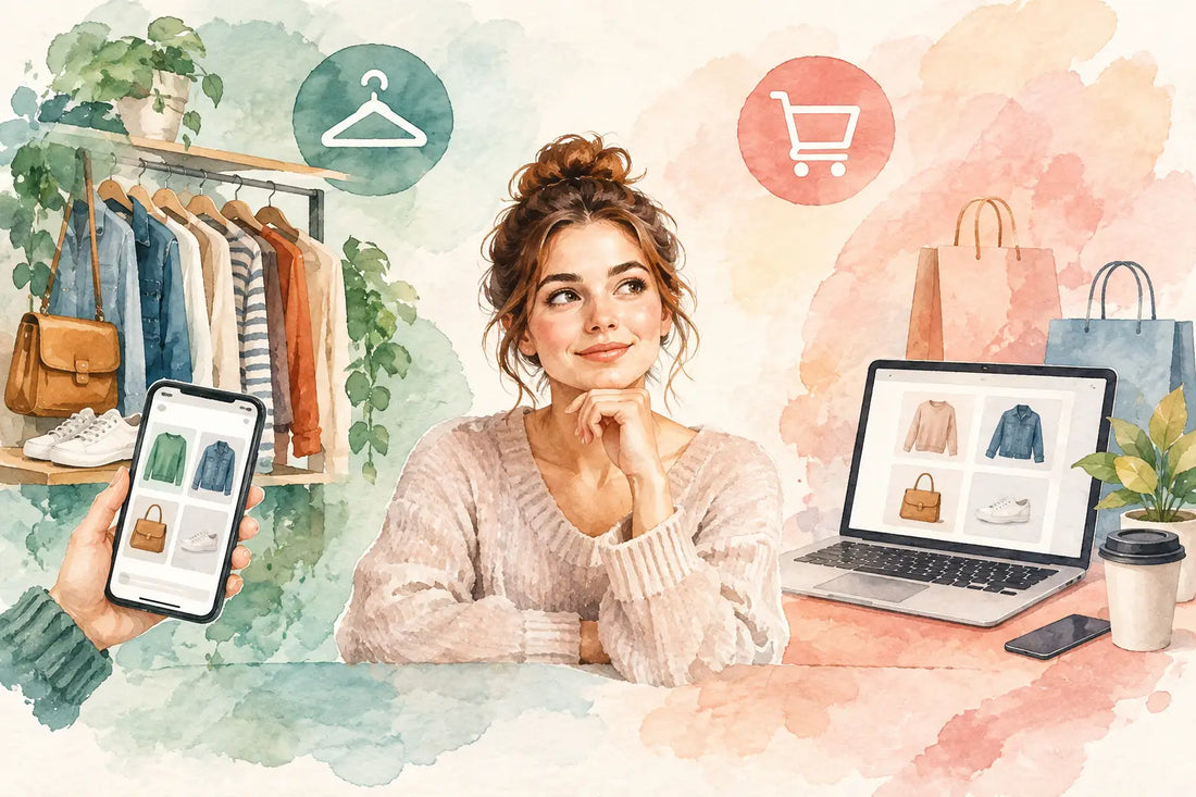 Vinted oder Onlineshop Vorteile im Vergleich