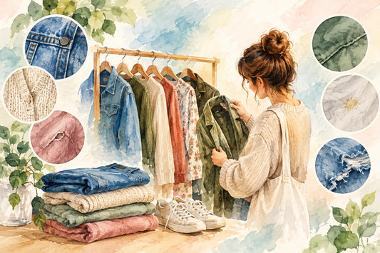 Ratgeber zu Kleidungszuständen beim Second Hand