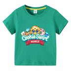 Children's summer short sleeved T-shirt
