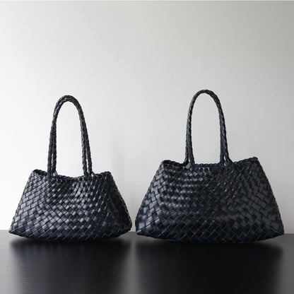 Geflochtene Henkeltasche Damen Unterarmtasche