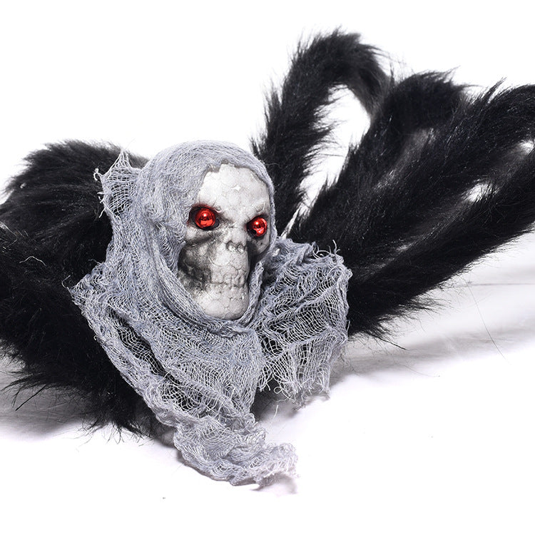 Halloween Decoration Supplies Ghost Head Spider Black Haunted House Bar Decoration Skull Props