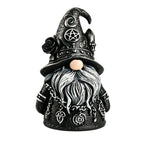 Gothic Wizard Dwarf Resin Figurine Halloween Dark Decor Desk Ornament