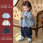Spring Outfit Set for Boys Class Toddler Pants Versatile Base Layer Shirt