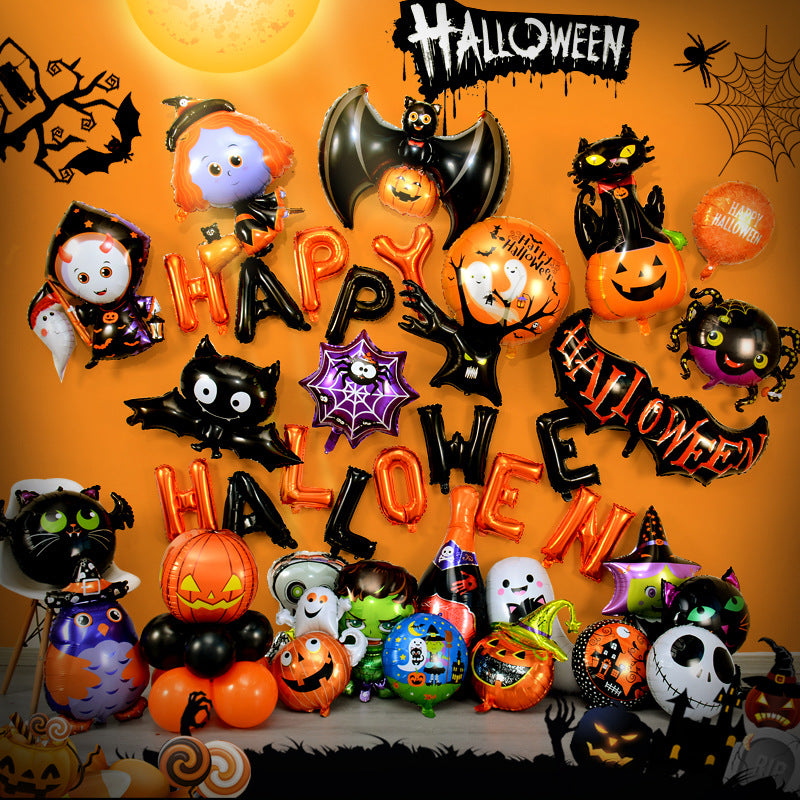 Halloween Folienballon-Set – Ansicht 1