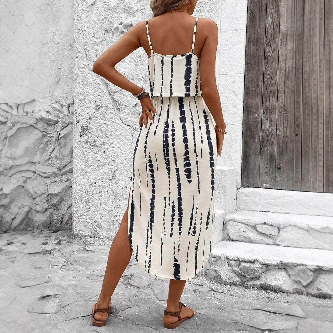 Bedrucktes Camisole-Kleid