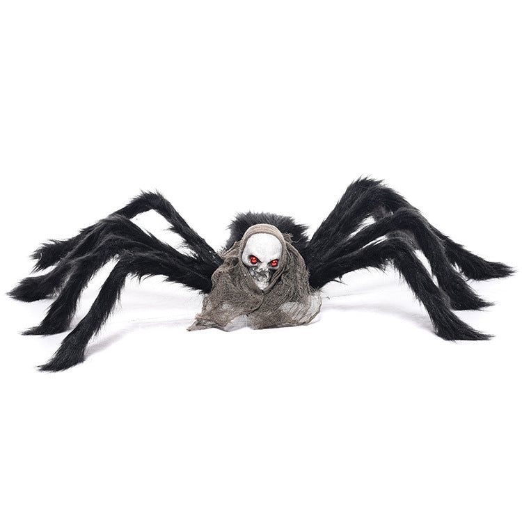 Halloween Decoration Supplies Ghost Head Spider Black Haunted House Bar Decoration Skull Props