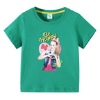 Children's summer short sleeved T-shirt