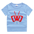 Children's summer short sleeved T-shirt