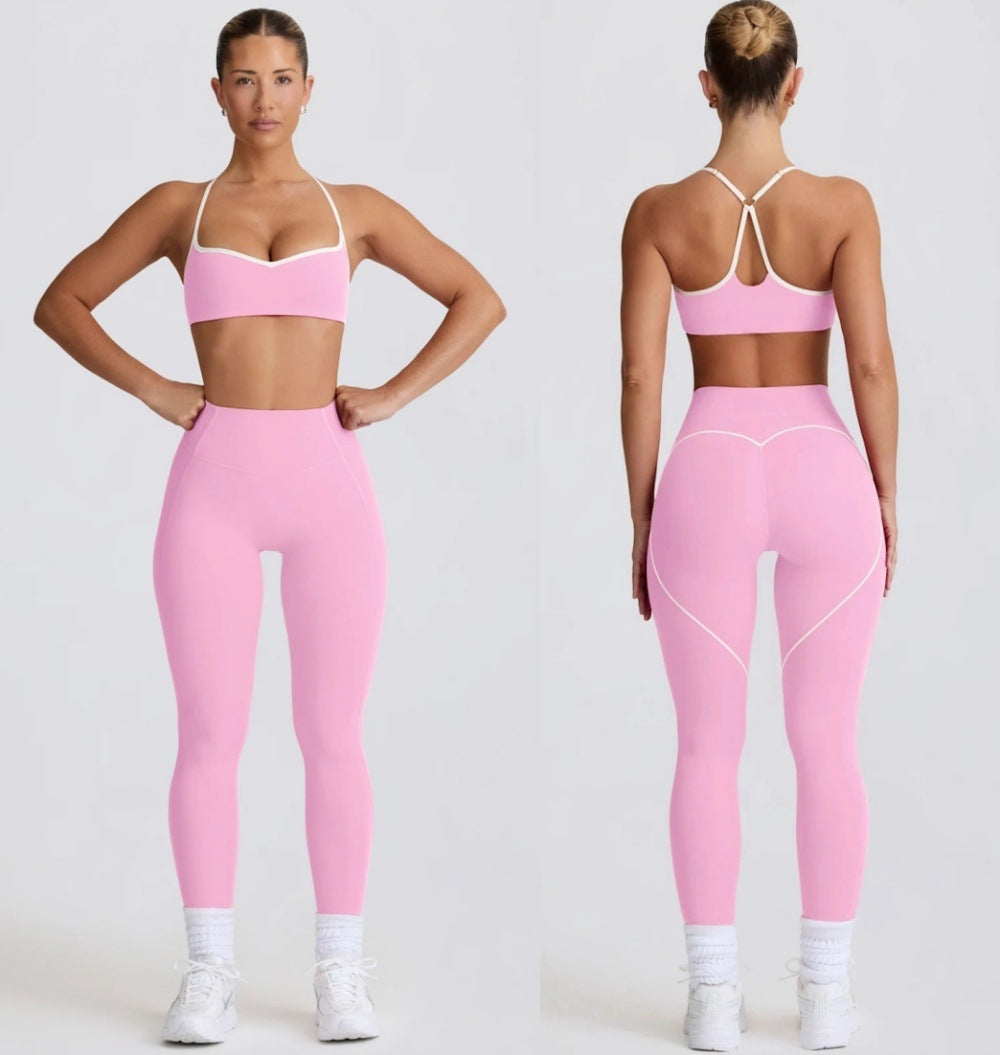 Yoga-Set Sport-Top und formende Hose