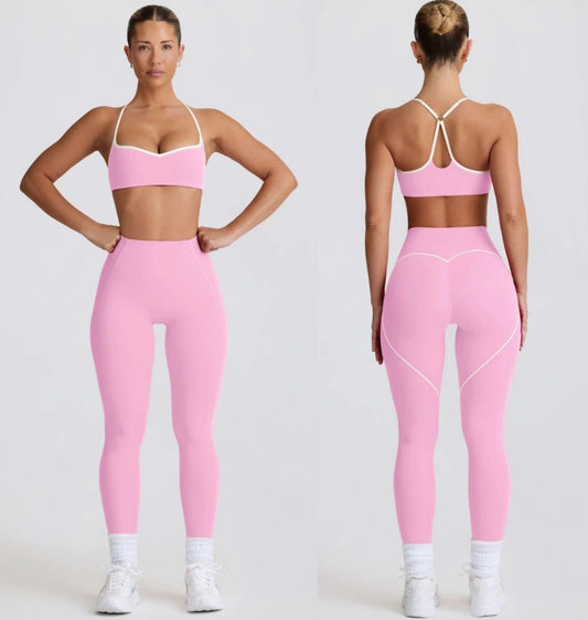 Yoga-Set Sport-Top und formende Hose