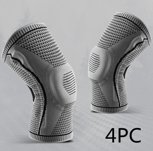 Sport-Kniebandage mit Silikon-Federung – Patella-Schutz – Ansicht 11