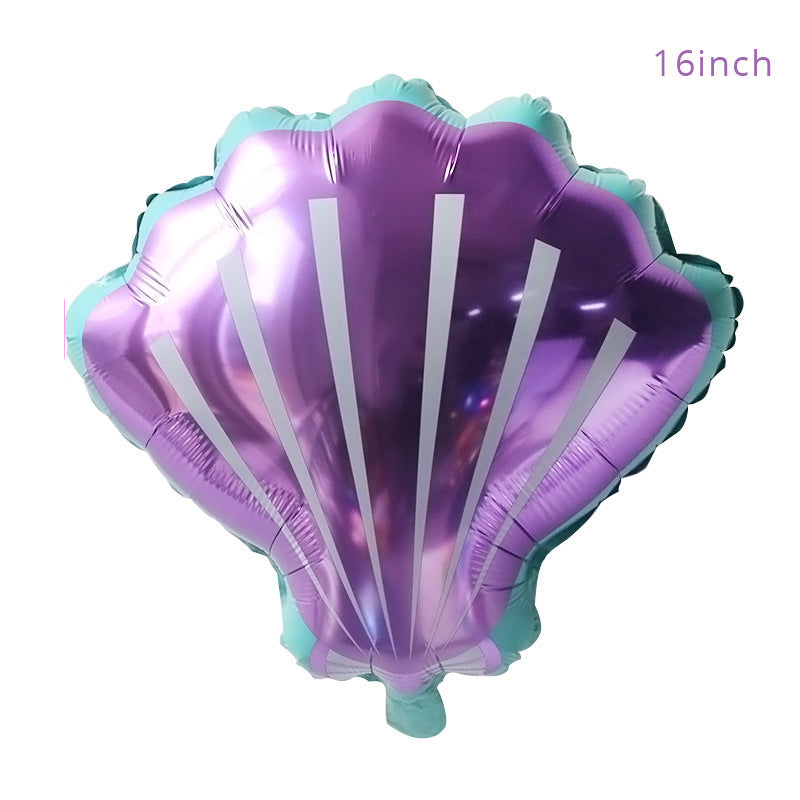 Meerjungfrau Ballon-Set in Rosa, Lila und Türkis – Ansicht 4