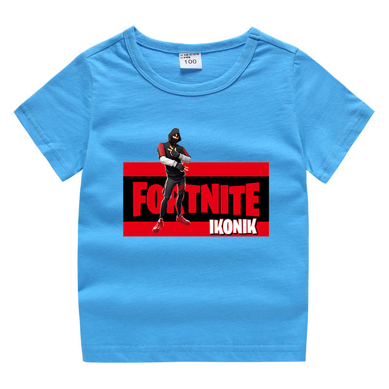 Children's summer short sleeved T-shirt