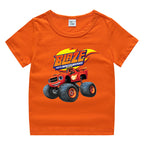 Children's summer short sleeved T-shirt