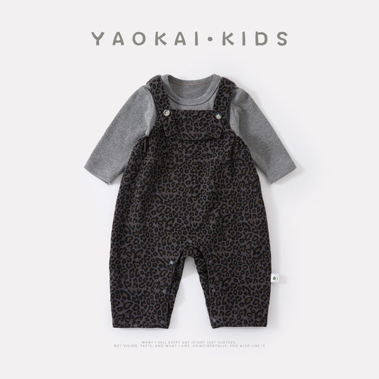 Baby Leoparden-Overall-Set, weitere Ansicht