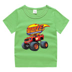 Children's summer short sleeved T-shirt