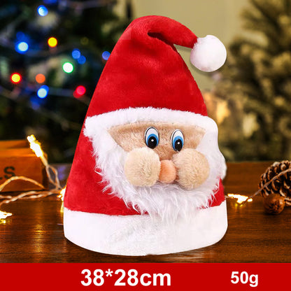 Weihnachtsmütze mit Schneemann, Elch oder Weihnachtsmann – Ansicht 43