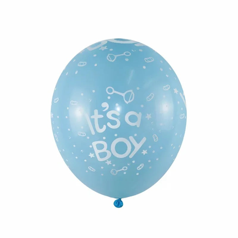 Gender-Reveal-Luftballons in Blau oder Pink, 10 Stück – Ansicht 3