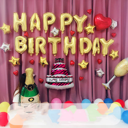 Happy-Birthday-Ballon-Set, Geburtstagsdeko – Ansicht 17