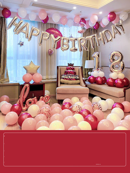 Happy-Birthday-Ballon-Set, Geburtstagsdeko – Ansicht 16