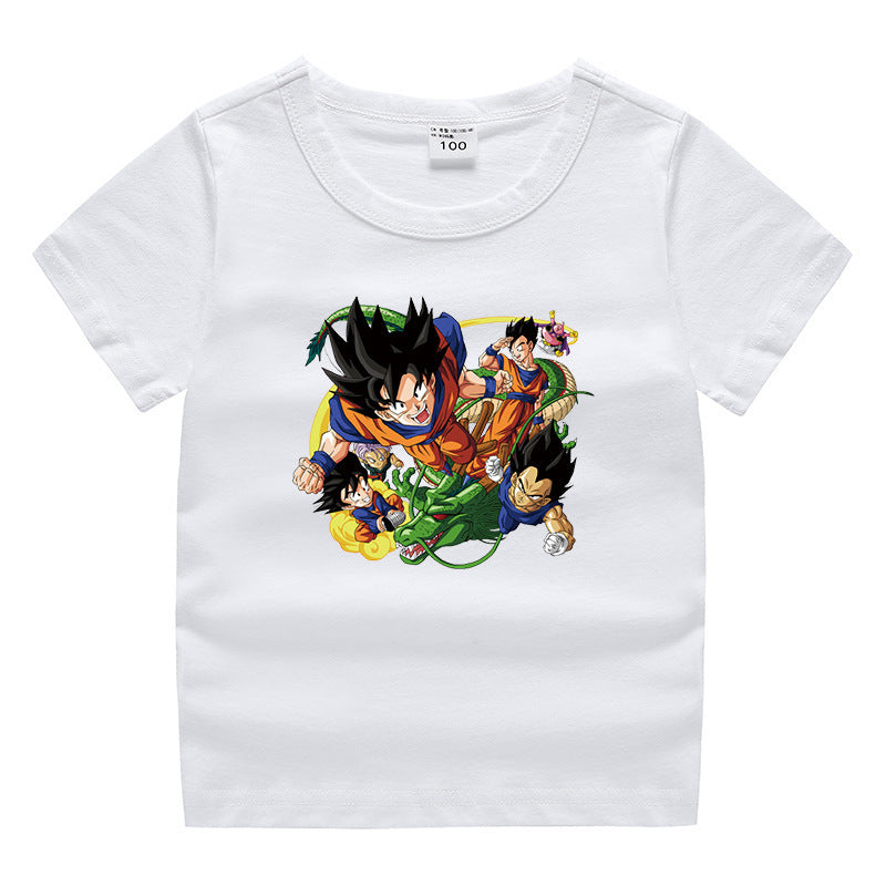 Dragon Ball Children's Summer Clothing Short Sleeves