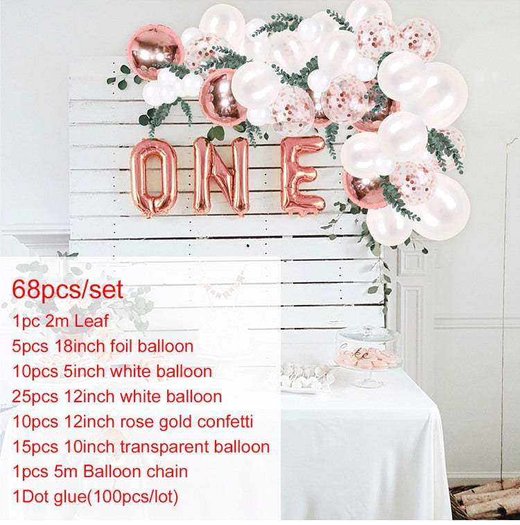 Ballongirlande Macaron, Ballonbogen-Set – Ansicht 3