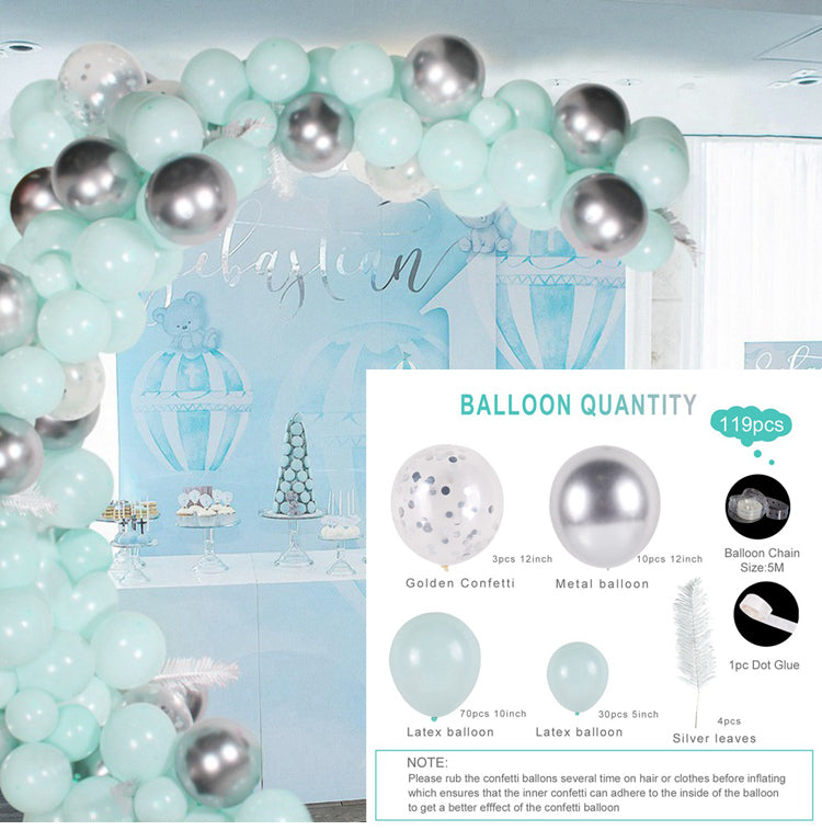 Ballongirlande Macaron, Ballonbogen-Set – Ansicht 5