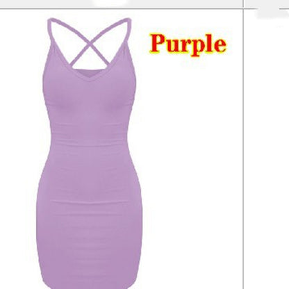 Neckholder Bodycon Rock, verschiedene Farben