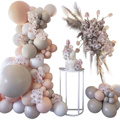 Ballongirlande in Nude-Tönen, Ballonbogen-Set – Ansicht 5