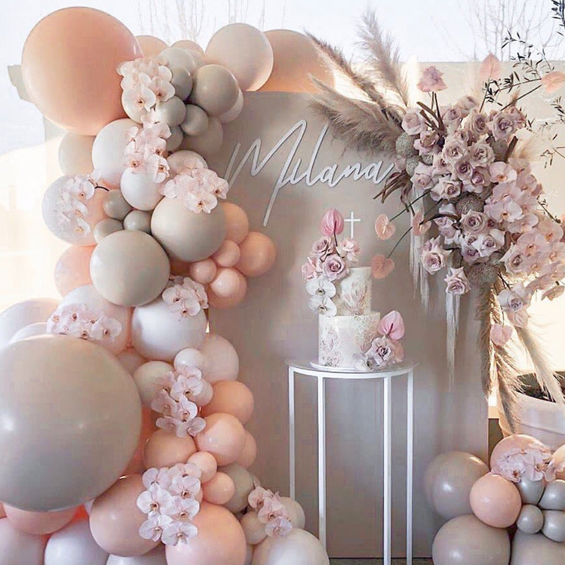 Ballongirlande in Nude-Tönen, Ballonbogen-Set – Ansicht 3