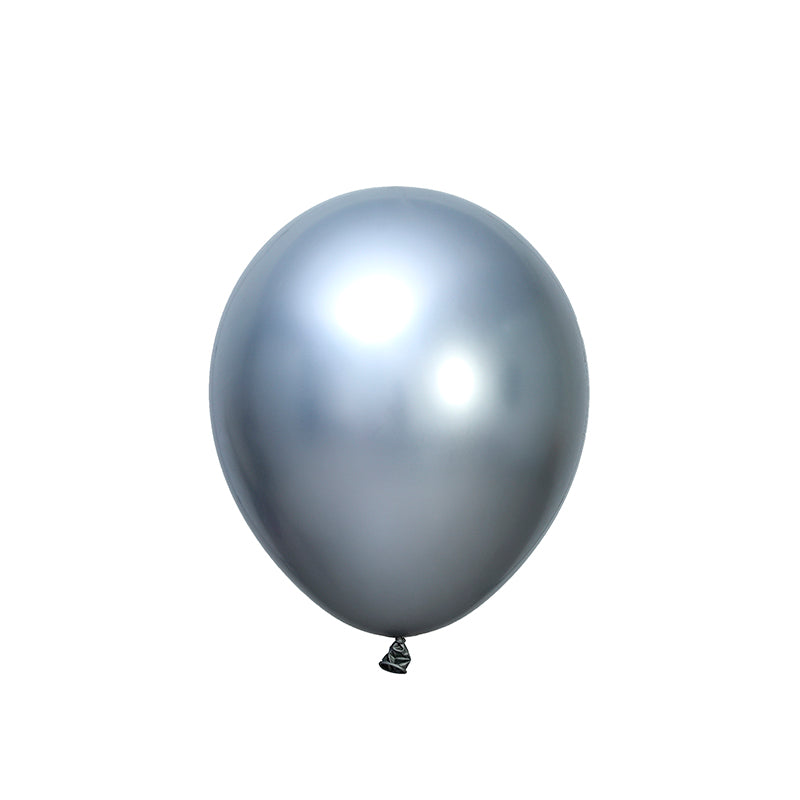 Ballongirlande Macaron Lila, Weiß & Silber – Ansicht 4