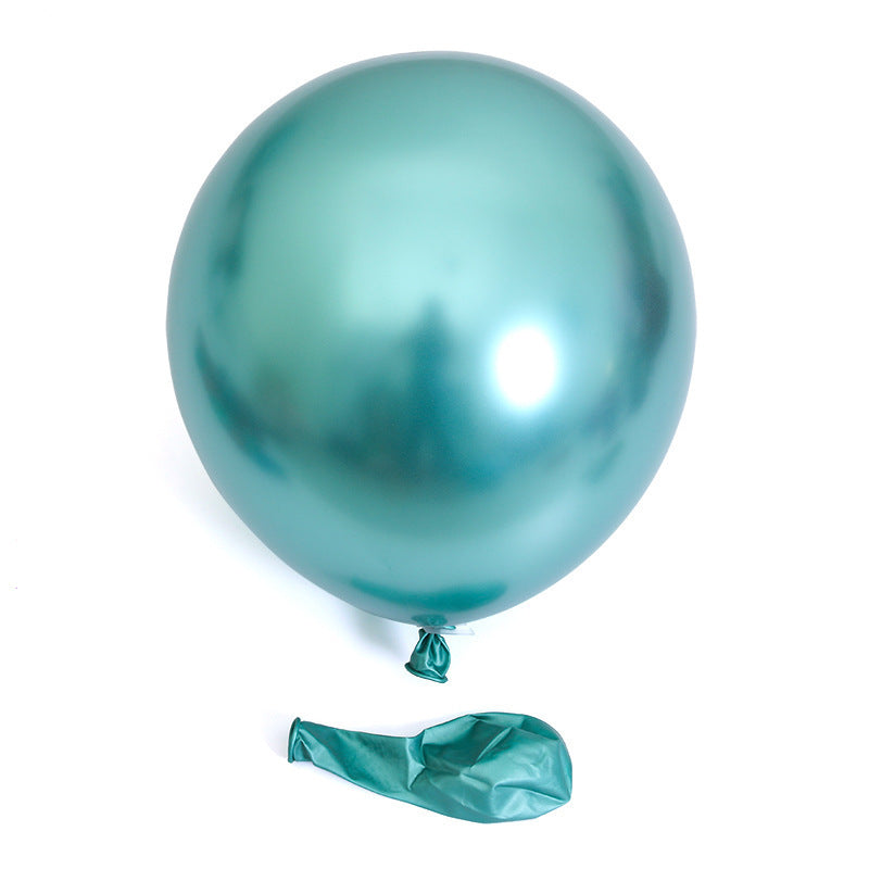 Ballongirlande in Macaron-Grün Metallic – Ansicht 6