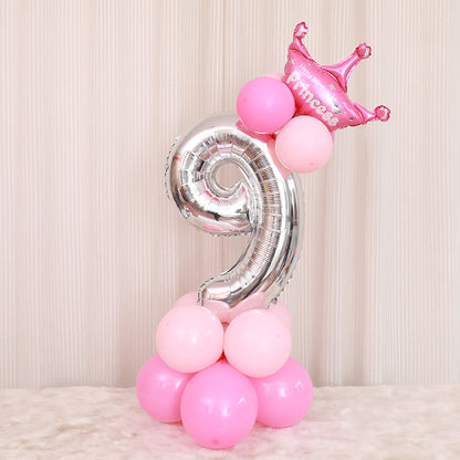Zahlenballon aus Folie, 32 Zoll – Ansicht 30