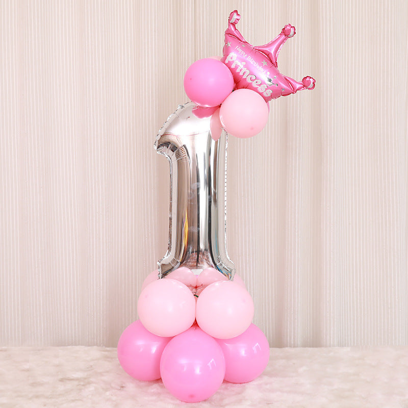 Zahlenballon aus Folie, 32 Zoll – Ansicht 21